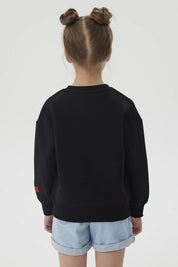 Polerón Niña Hello Kitty Negro