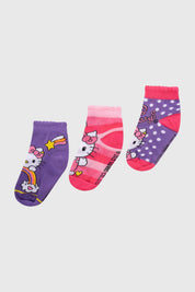 Calceta Deportiva Niña Hello Kitty Rosado