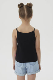 Polera Niña Minnie Negro