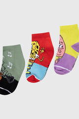 Calceta Deportiva Niño Tripack Rojo