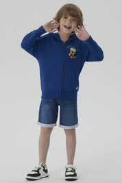 Polerón Niño Bob Esponja Azul Marino