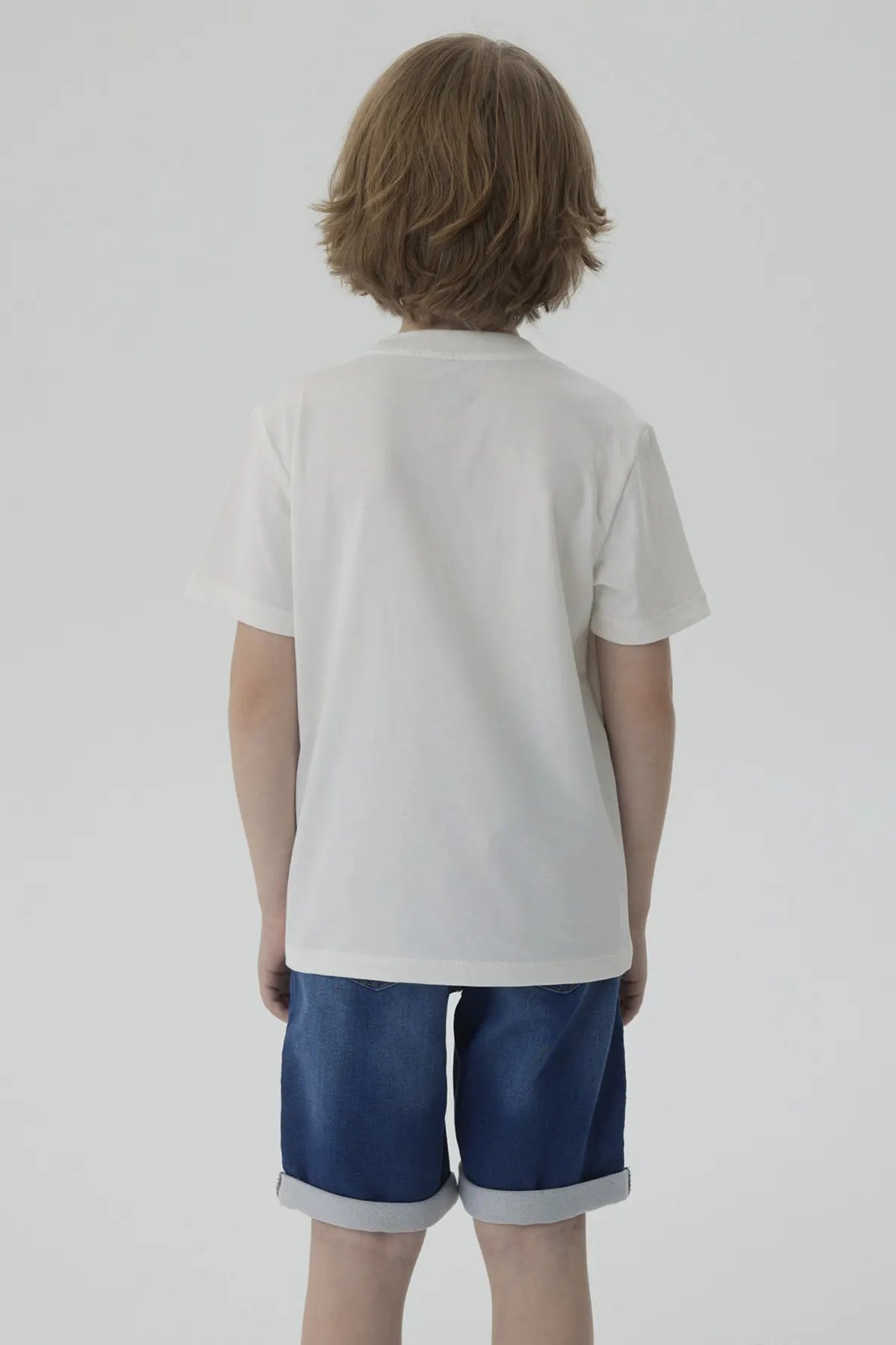 Polera Niño Mickey Y Sus Amigos Crema