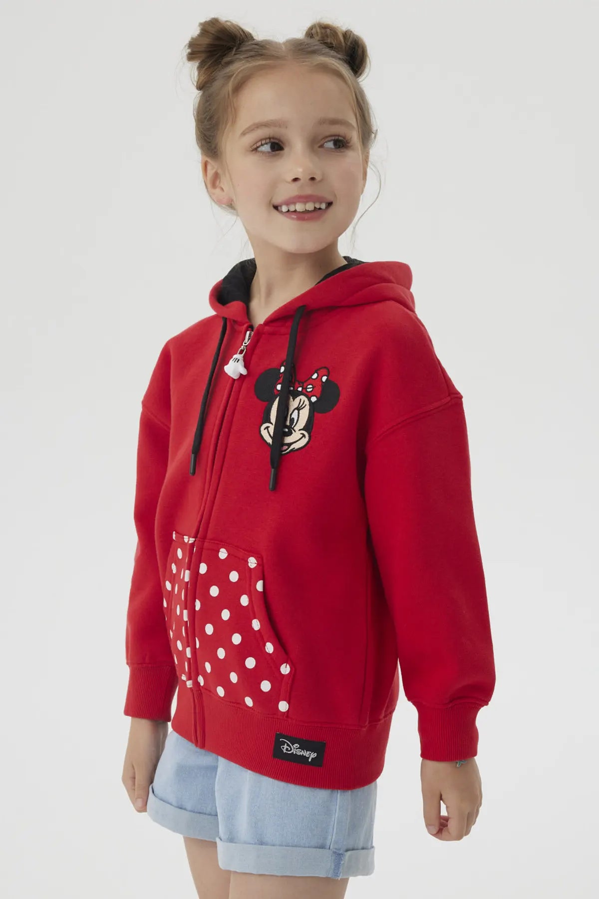 Polerón Niña Mickey Y Sus Amigos Rojo