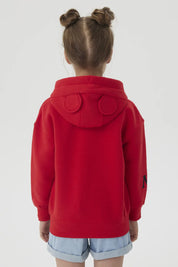 Polerón Niña Mickey Y Sus Amigos Rojo