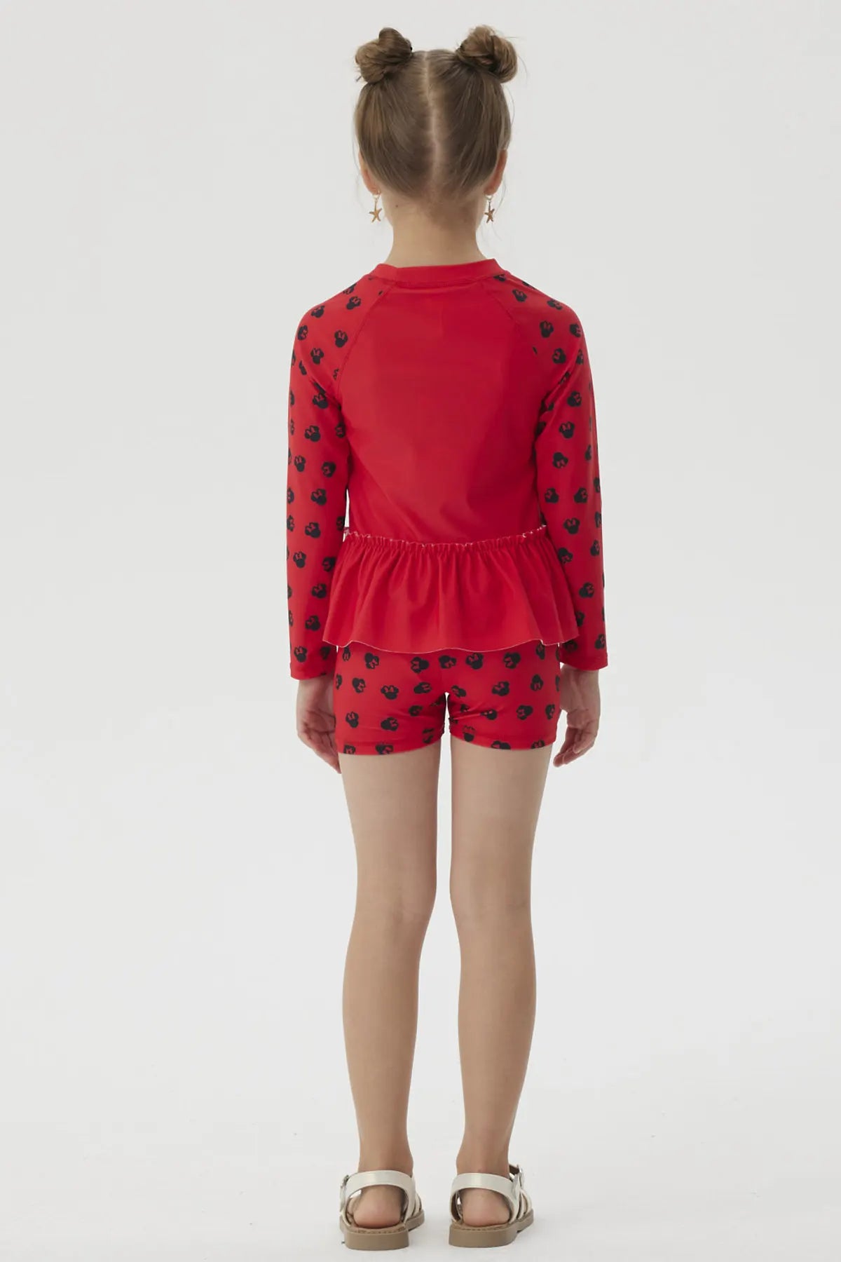 Traje de Baño Niña Mickey Y Sus Amigos Rojo