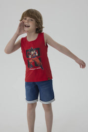 Polera Niño Dragon Ball Rojo