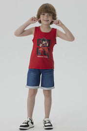 Polera Niño Dragon Ball Rojo