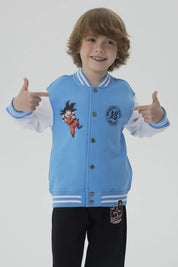 Polerón Niño Tipo College Azul