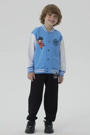 Polerón Niño Tipo College Azul