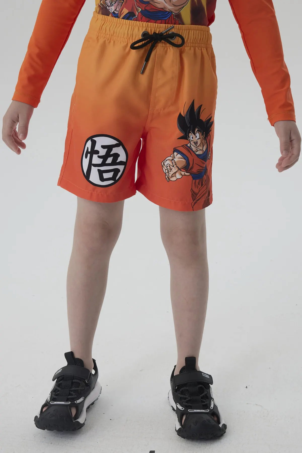 Short de Baño Niño Gokú Naranjo