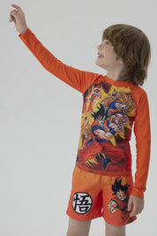 Traje de Baño Niño Dragon Ball Naranjo