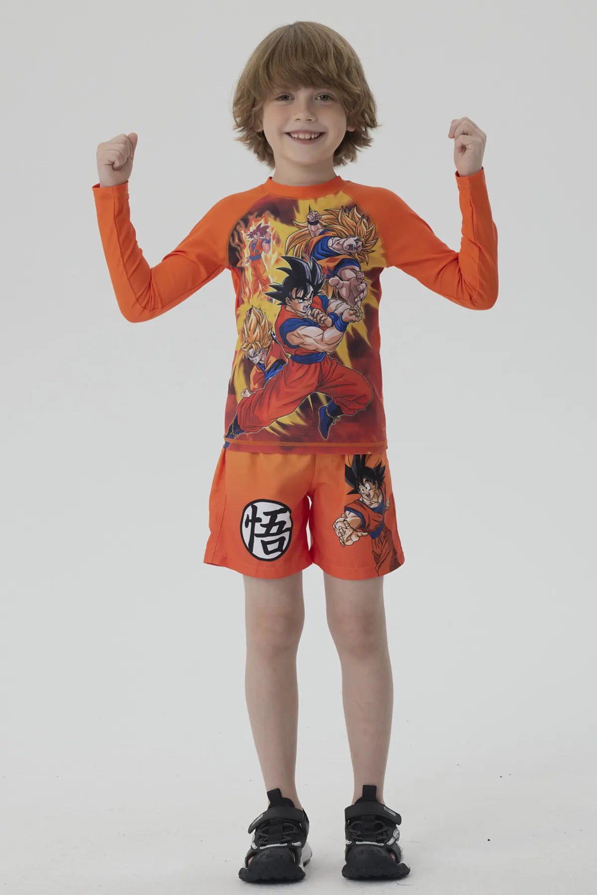 Traje de Baño Niño Dragon Ball Naranjo