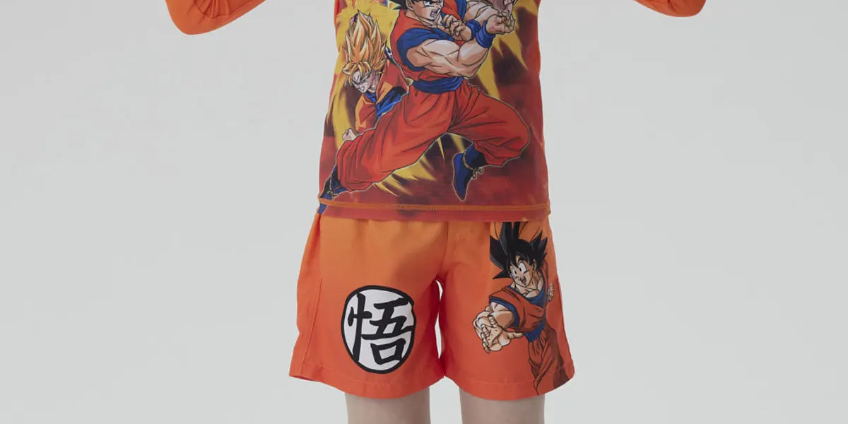 Traje de Baño Niño Dragon Ball Naranjo