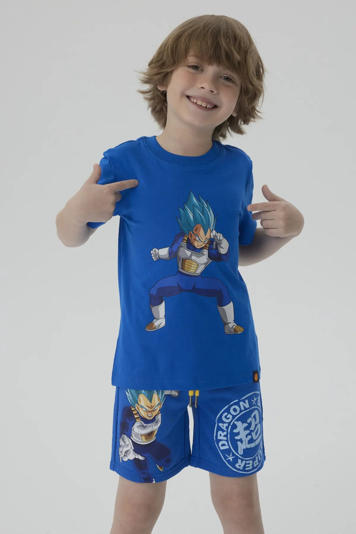 Polera Niño Dragon Ball Azul