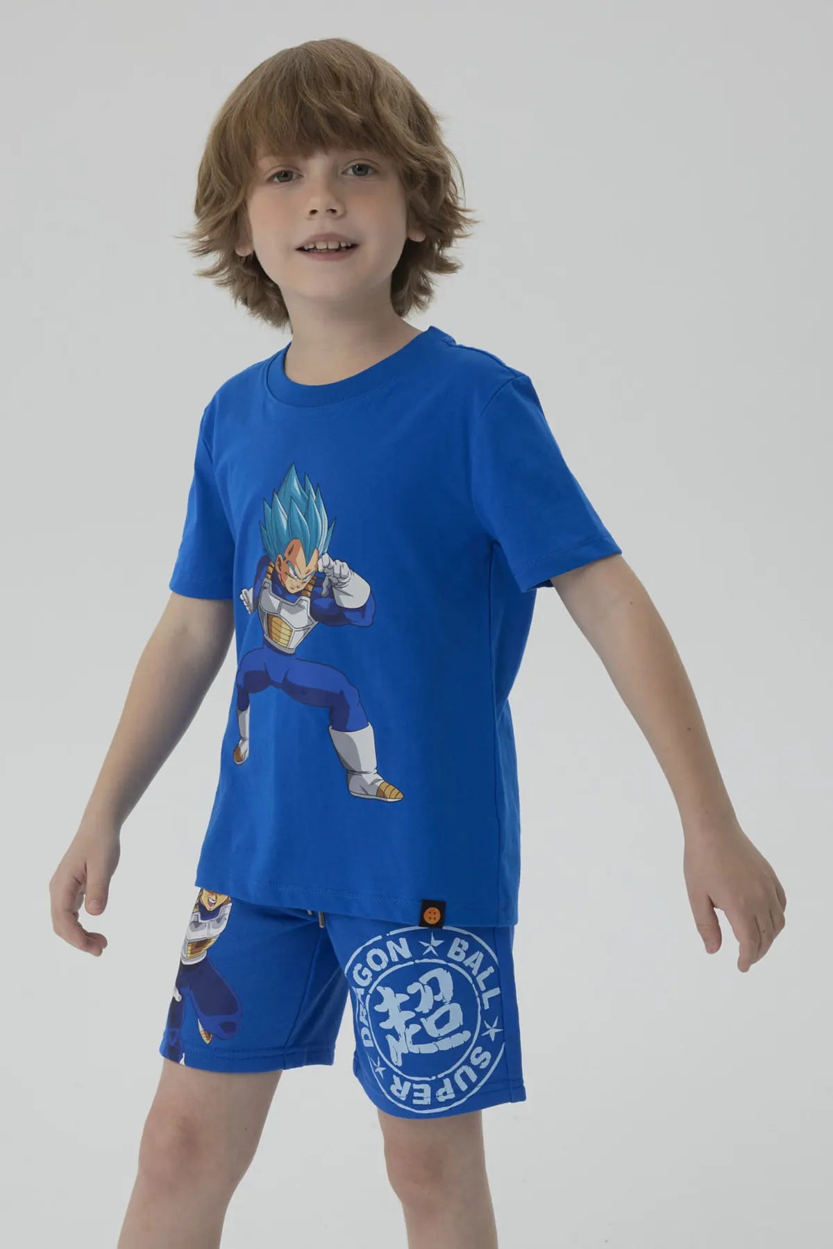 Polera Niño Dragon Ball Azul