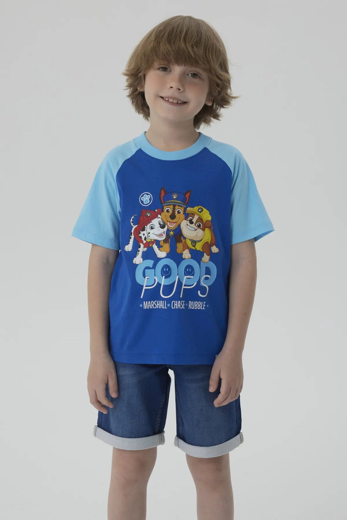 Polera Niño Paw Patrol Azul