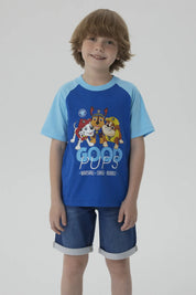 Polera Niño Paw Patrol Azul