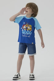 Polera Niño Paw Patrol Azul