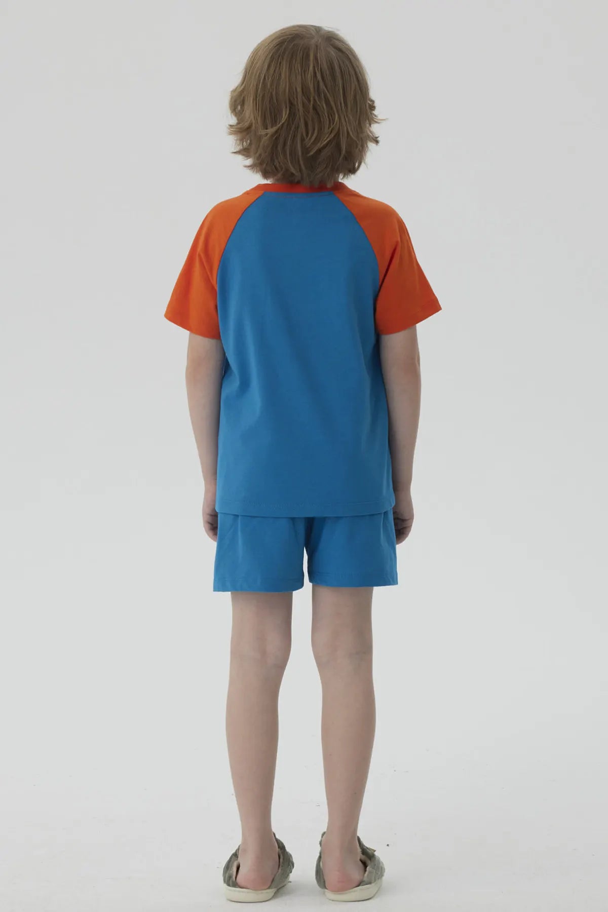 Pijama Niño Short Dragon Turquesa