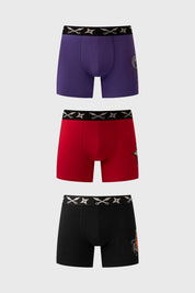 Boxer Hombre Tripack Naruto Rojo