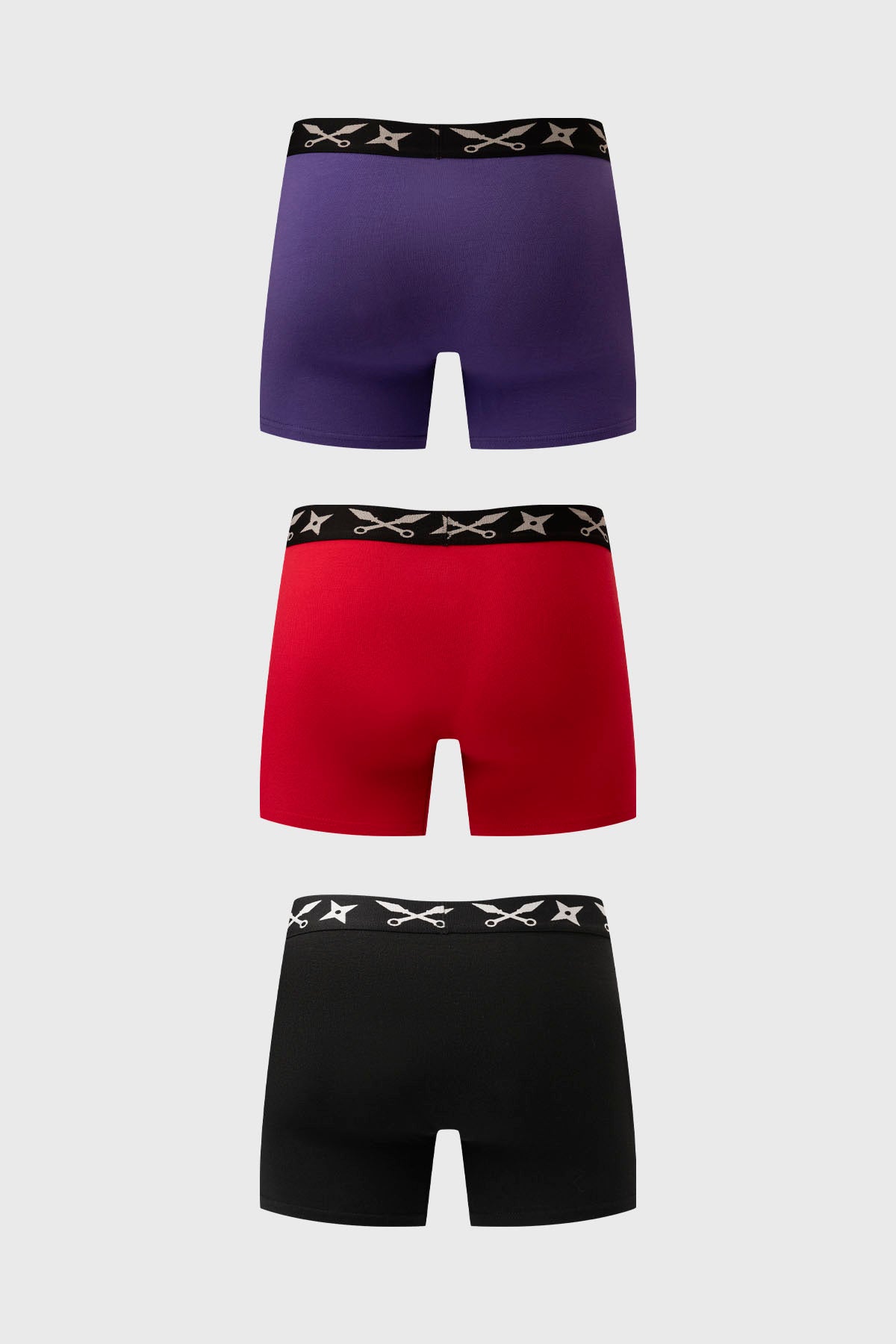 Boxer Hombre Tripack Naruto Rojo