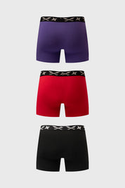 Boxer Hombre Tripack Naruto Rojo