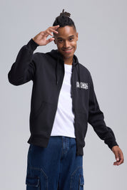 Polerón Hombre Full Zipper Negro