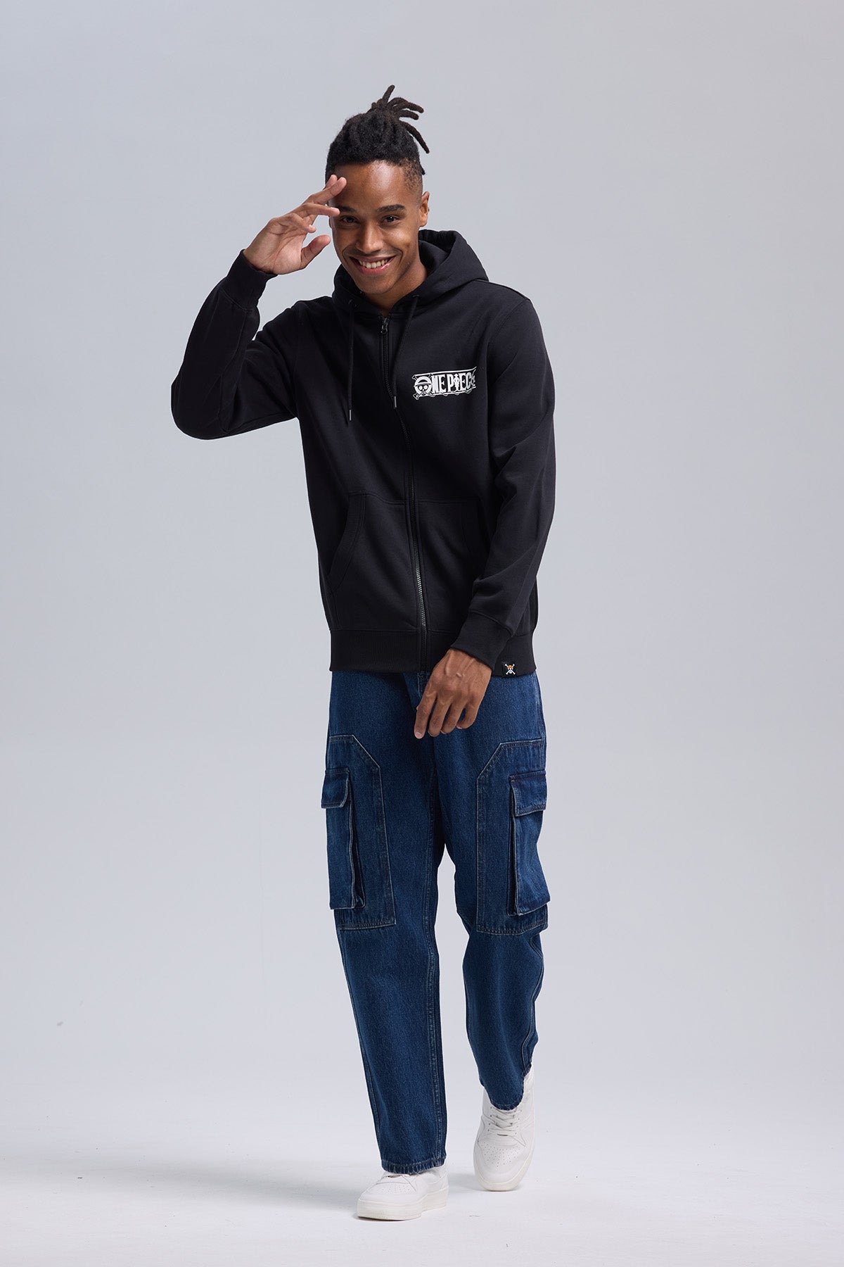 Polerón Hombre Full Zipper Negro