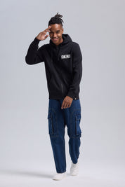 Polerón Hombre Full Zipper Negro