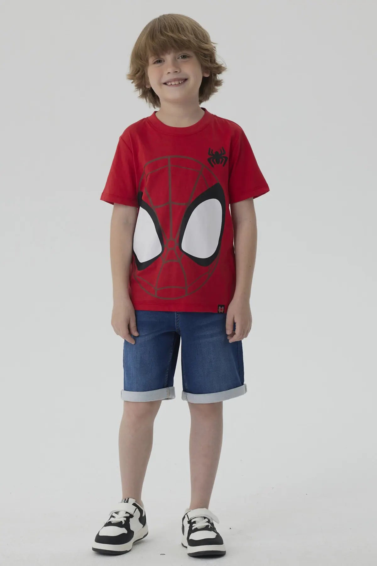 Polera Niño Estampado Rojo