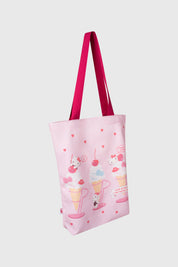 Bolsa Home Grande Hello Kitty Palo Rosa