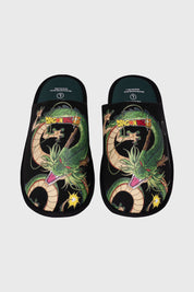 Pantufla Hombre Shenlong Dragon Negro