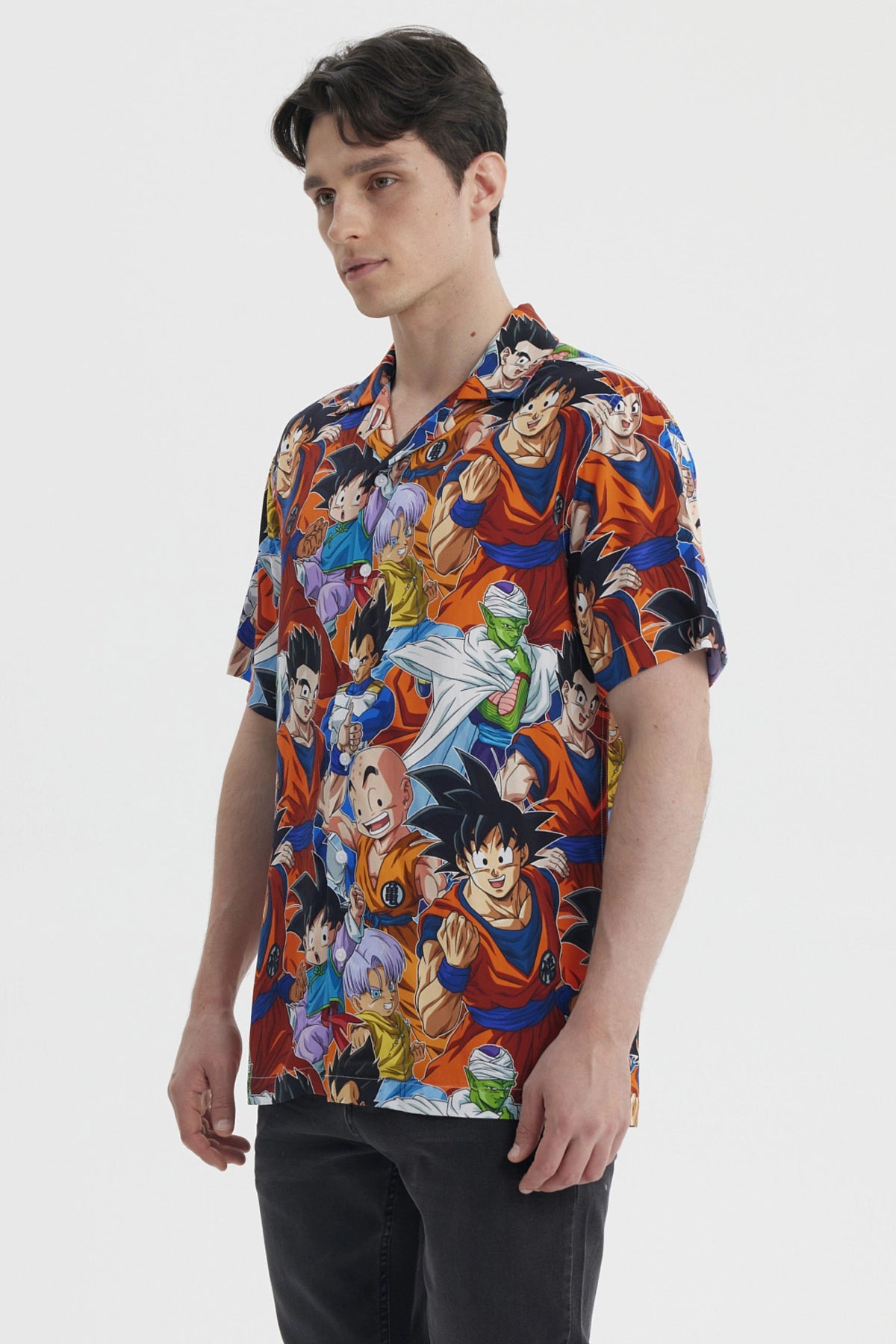 Camisa Hombre Dragon Ball Negro