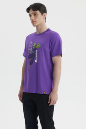 Polera Hombre Dragon Morado