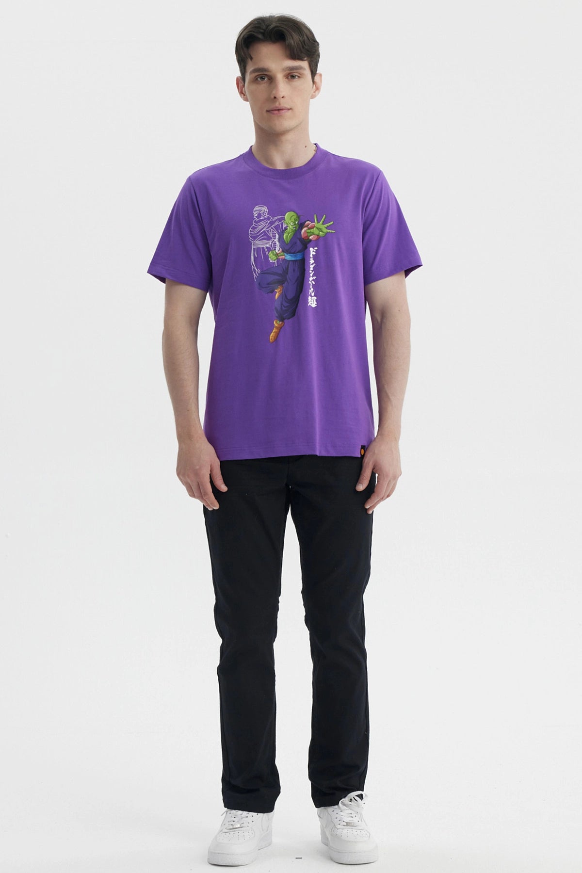 Polera Hombre Dragon Morado