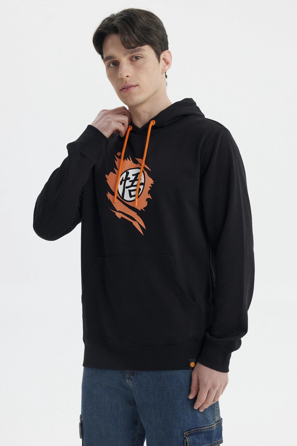 Polerón Hombre Kanji Negro