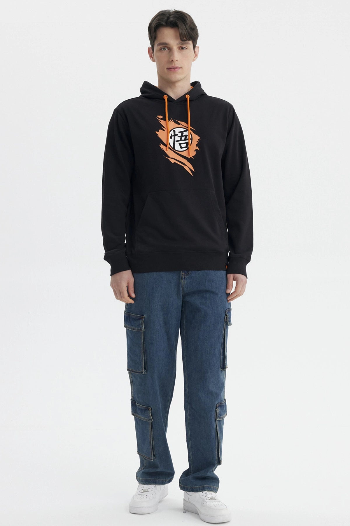 Polerón Hombre Kanji Negro