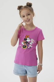 Polera Niña Mickey Y Sus Amigos Rosado