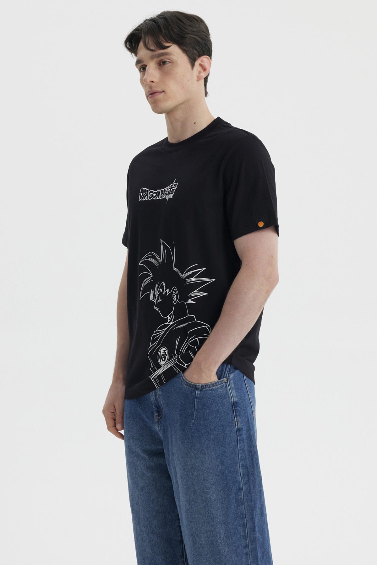 Polera Hombre Regular Negro
