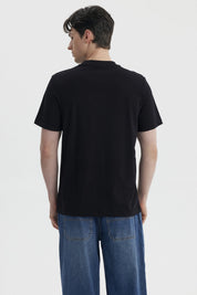 Polera Hombre Regular Negro