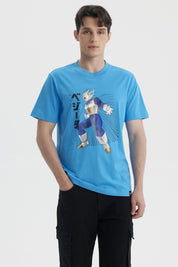 Polera Hombre Dragon Azul