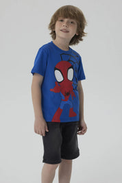 Polera Niño Spidey Azul