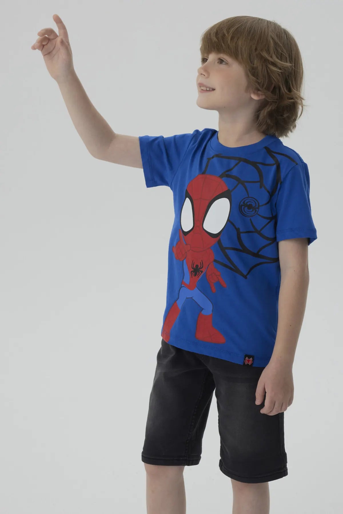 Polera Niño Spidey Azul