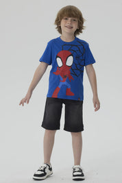 Polera Niño Spidey Azul