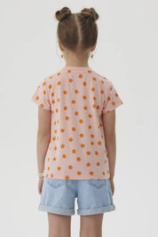 Polera Niña Lilo & Stitch Rosado