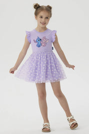 Vestido Niña Falda Lila