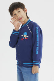Polerón Niño Sonic Azul Marino