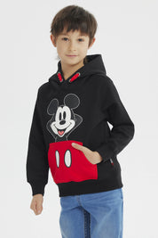 Polerón Niño Mickey Y Sus Amigos Negro