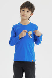 Polera Niño Dragon Ball Azul