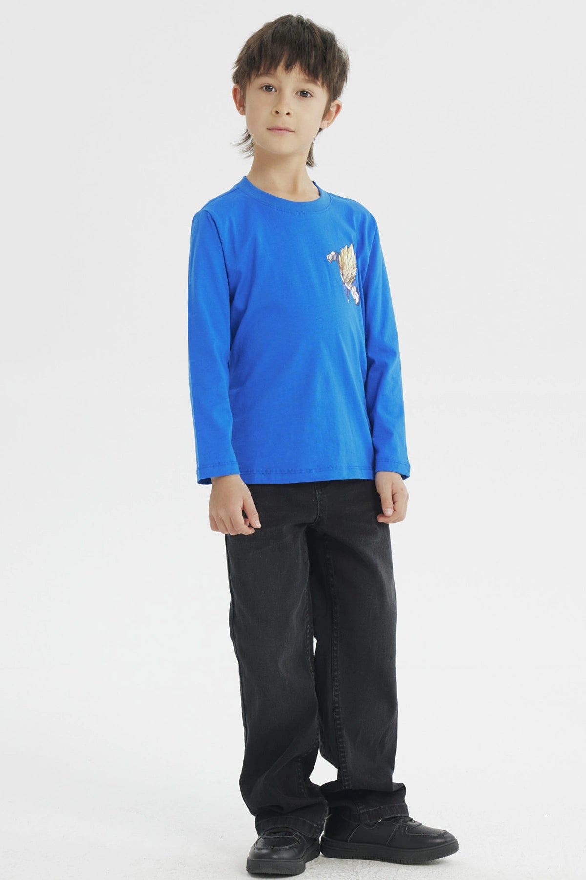 Polera Niño Dragon Ball Azul